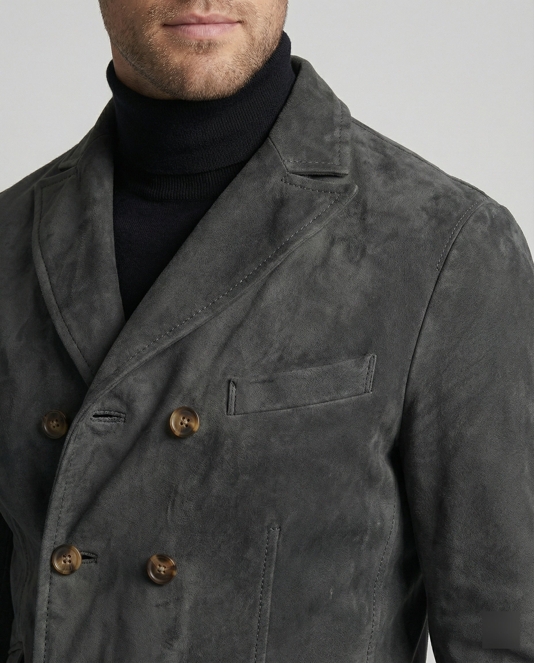 Klassischer Herbst Doppelreihiger Blazer für Männer
