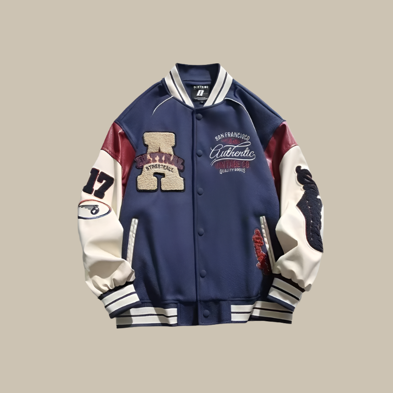 Yanks Vintage Bomberjacke, Übergrößen Herrenmodell