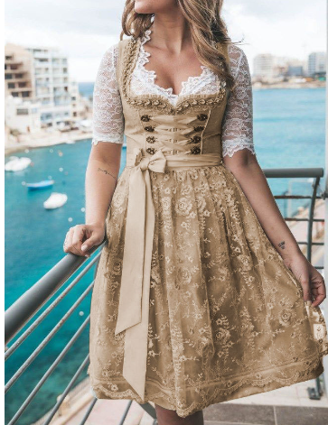Aline – Trachtenkleid mit Schürze und Bluse