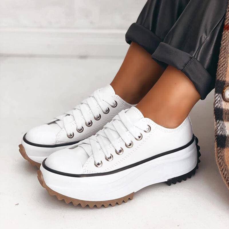 Bequeme Plateau-Sneaker für Frauen