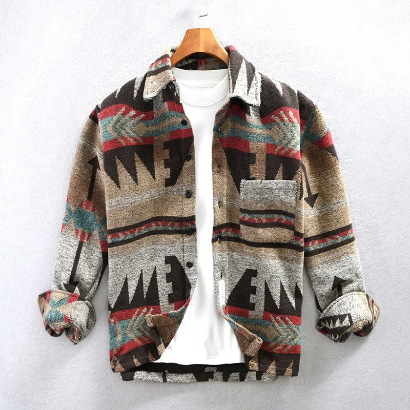 Herren-Flanellhemd im Vintage-Stil