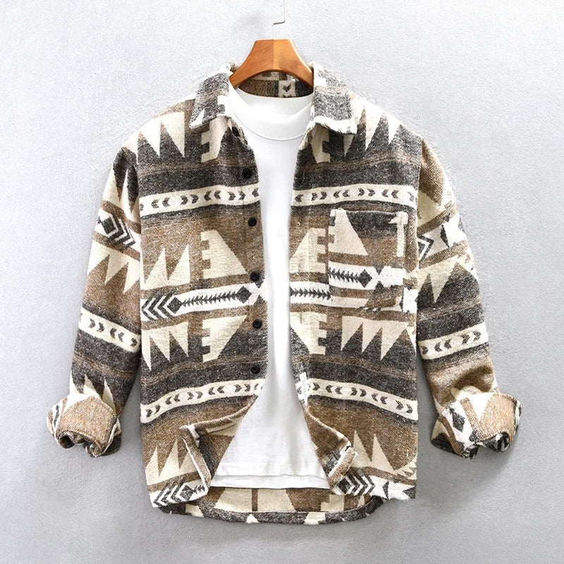Herren-Flanellhemd im Vintage-Stil