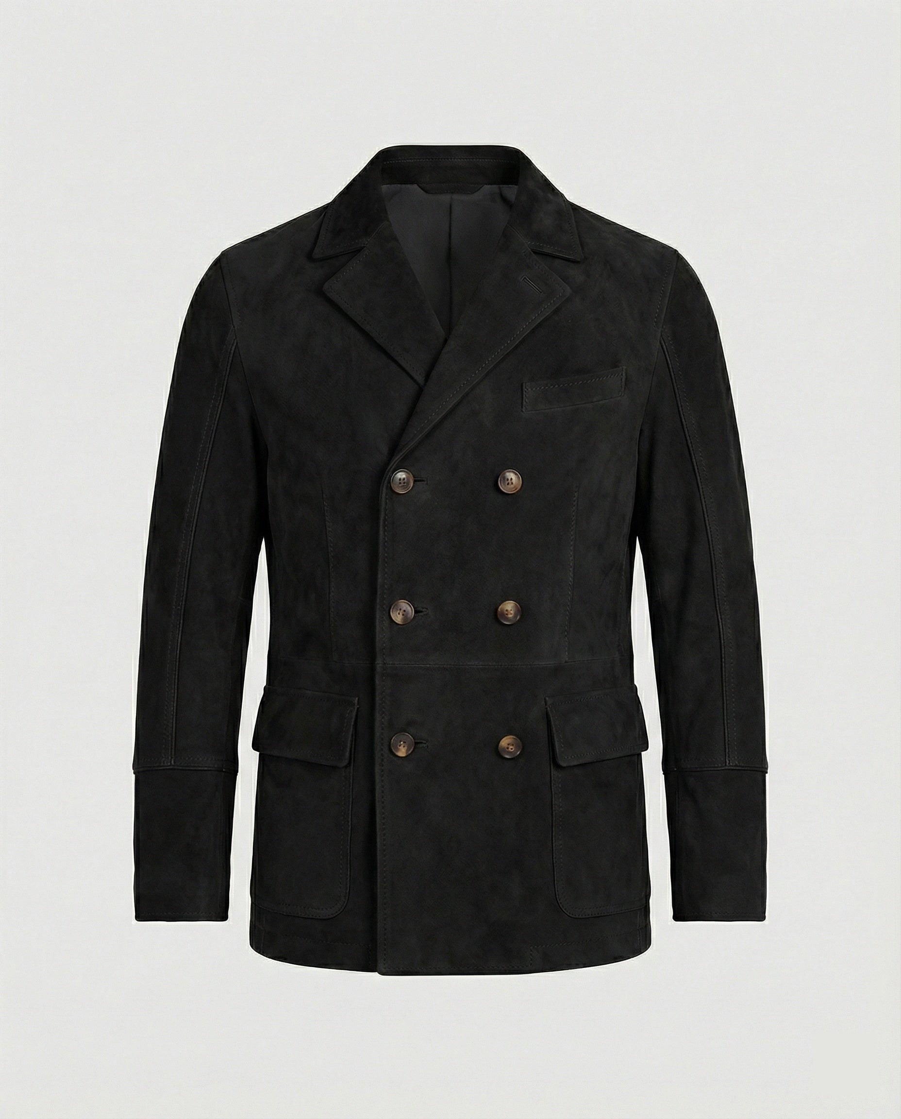 Klassischer Herbst Doppelreihiger Blazer für Männer