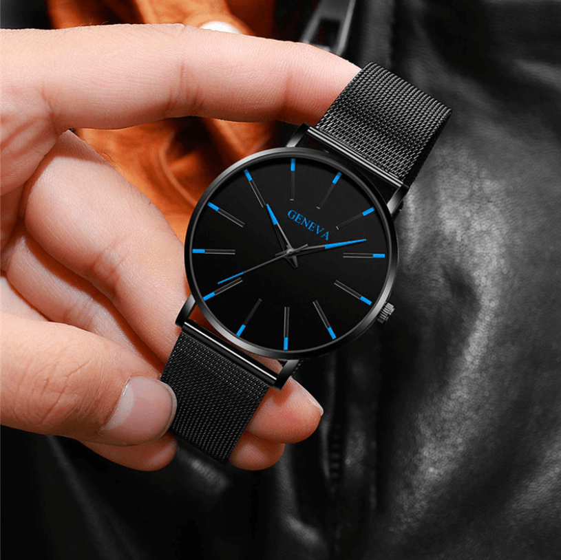 Ultraflache Business-Uhr für Herren