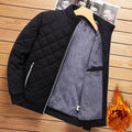 Diamant-Muster Bomberjacke Herren